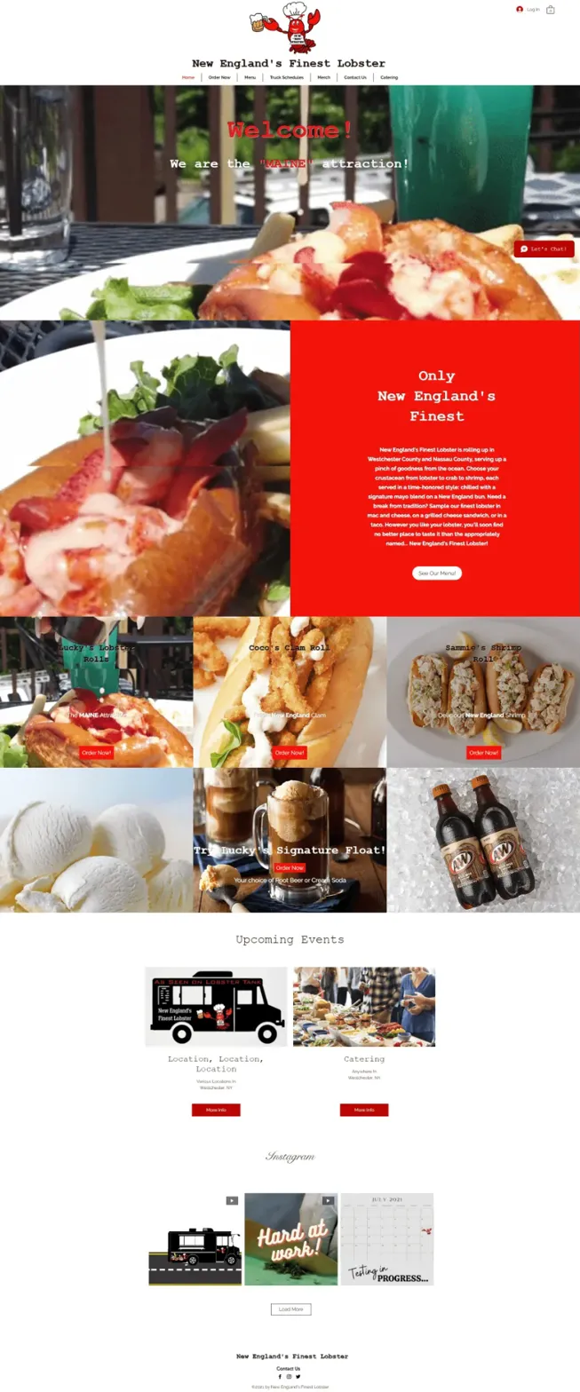 New England's Finest Lobster Website